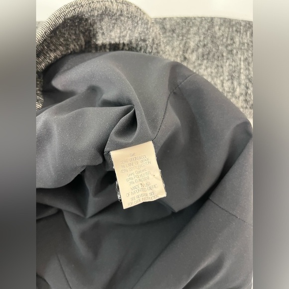 Theory Womens Size 8 Wool Cotton Blend Blazer 2 Button Melange Made in USA - Picture 8 of 11